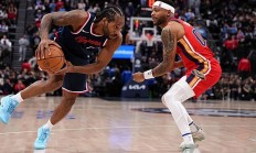 爱游戏体育平台-快船力克湖人，莱昂纳德28+8