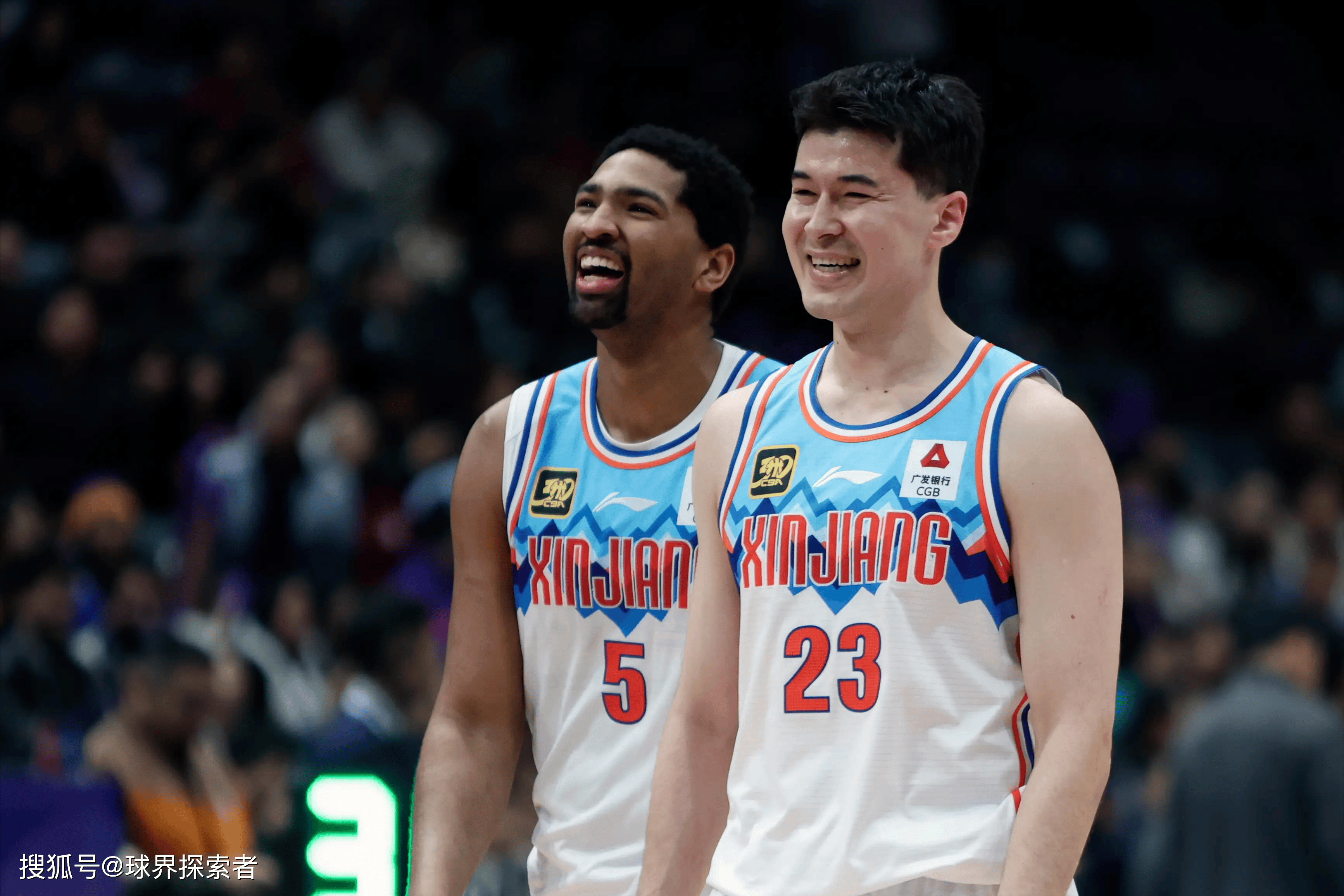 新疆队员远射得分，领先优势加大的简单介绍